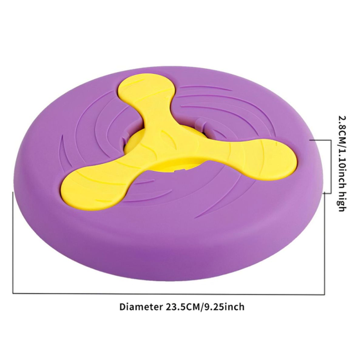 GENERICO - Juguete Frisbee 2 En 1 Para Mascotas Aire Libre