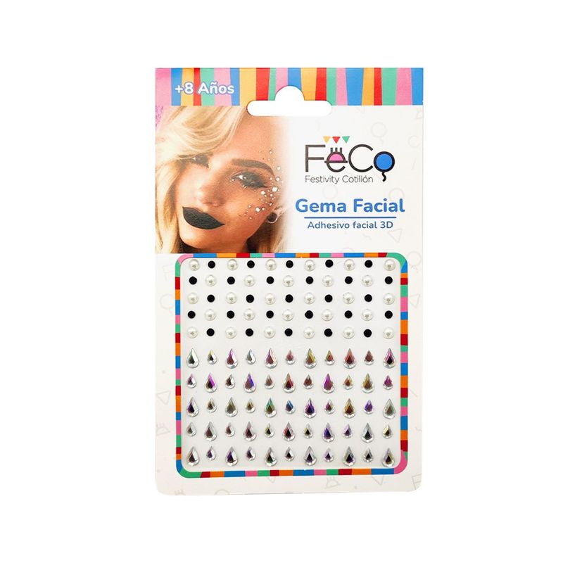 GENERICO - ADESIVO DECO PERLAS BLACK GOTA X1 UNI