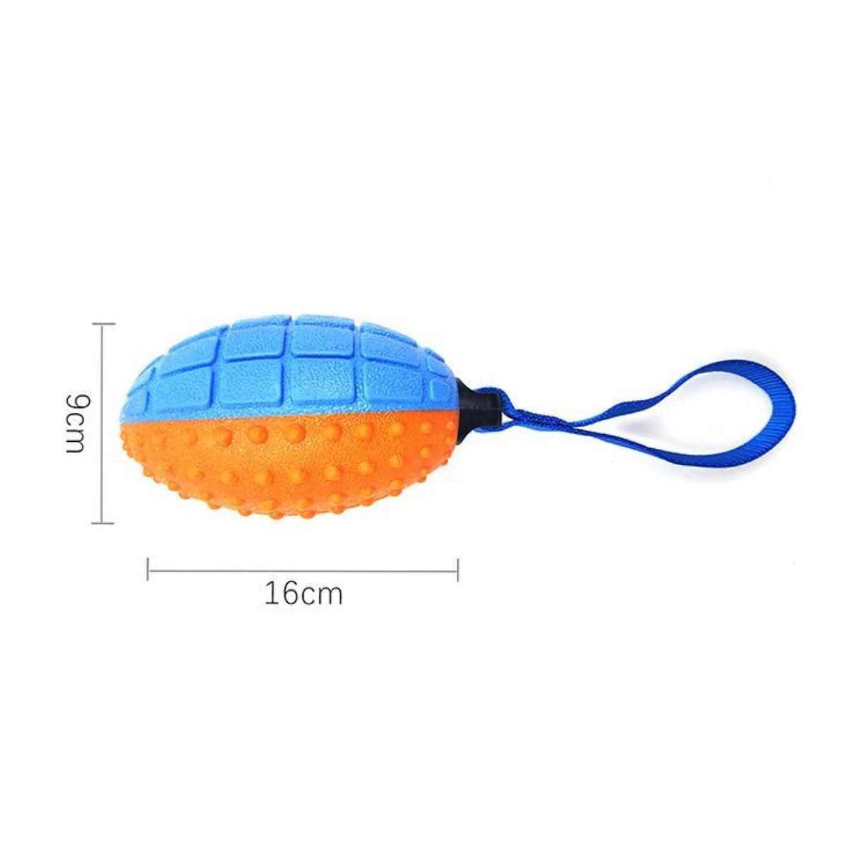 GENERICO - Juguete Para Morder Jugar De Goma Pequeño Rugby Para Perros