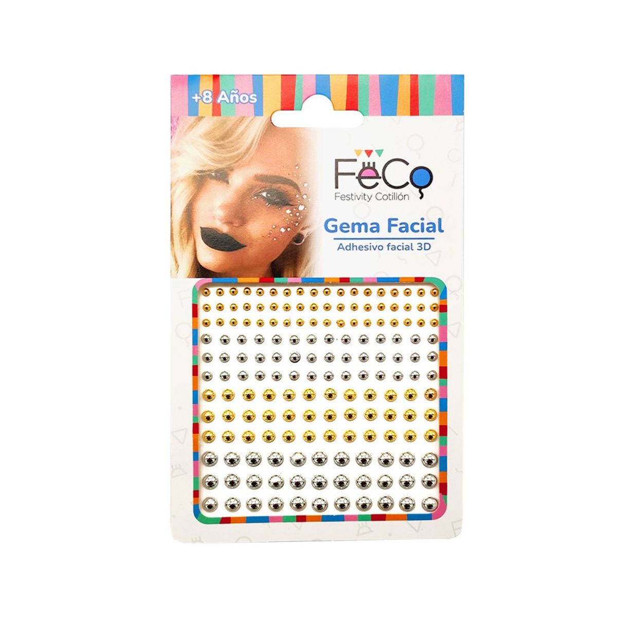 GENERICO - ADESIVO DECO PERLAS GOLD/SILVER X1 UNI