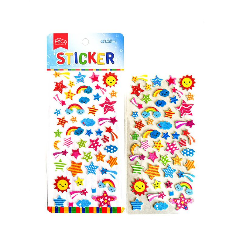GENERICO - STICKER INFANTIL CLIMA X12 UNI