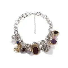 TIOZONEY - Collar de piedra retro joyas de mujer