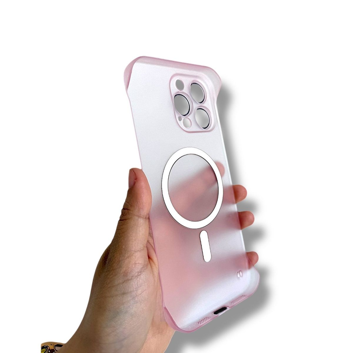 GENERICO - Carcasa Space Clear Súper Slim para iPhone 15 Pro Max