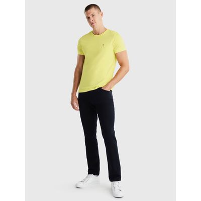 Imagen 2 del producto Polera Essential Cotton C-Neck Slim Fit Amarillo