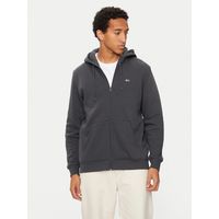 Polerón Hoodie Con Cierre De Cremallera Negro