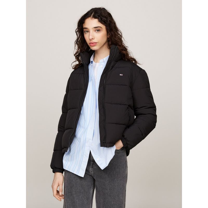 TOMMY HILFIGER - Parka Acolchada Essential Negro Tommy Hilfiger.