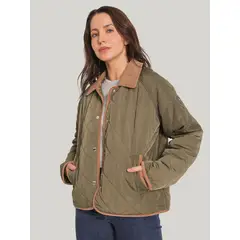 TOMMY HILFIGER - Chaqueta Quilted Reversible Verde