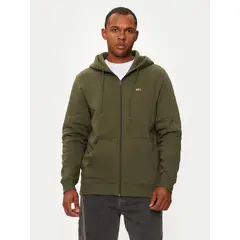 TOMMY HILFIGER - Polerón Hoodie Con Cierre De Cremallera Verde