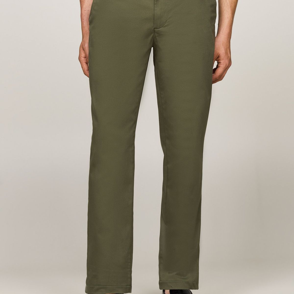 TOMMY HILFIGER - Pantalón Chino Denton Straight Fit Verde Tommy Hilfiger