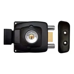 GENERICO - Chapa Sobreponer Cerrojo Doble Seguridad Hogar