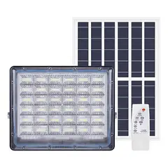 GENERICO - Foco Reflector Led 200 w Con Panel Solar