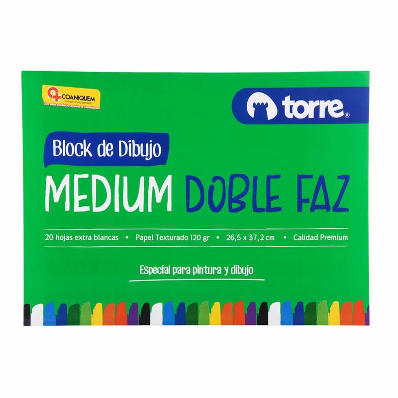 TORRE - Block Dibujo Medium 99 Doble Faz. Torre