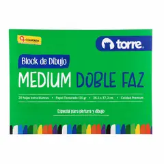 TORRE - Block Dibujo Medium 99 Doble Faz.