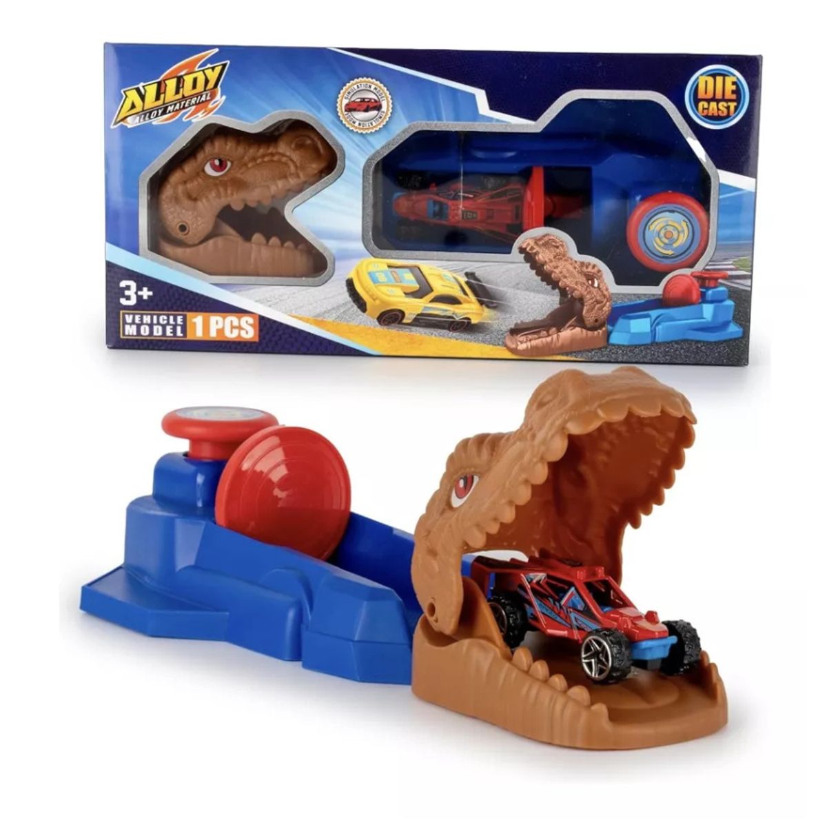 BRIC - Juguete Lanzador De Auto Diseño Dinosaurio Rex