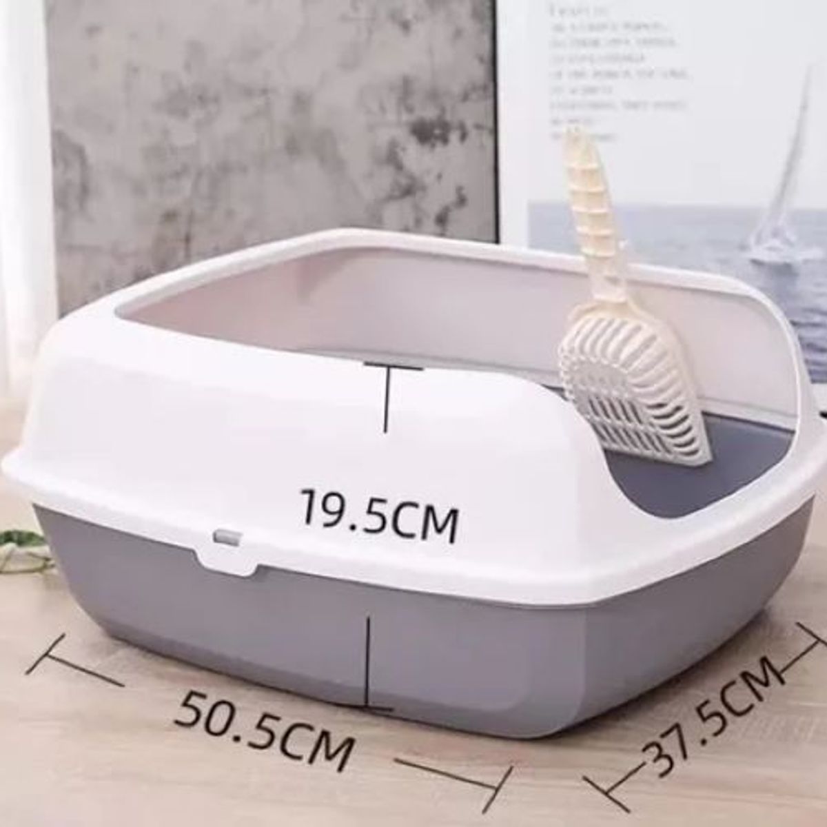 GENERICO - Arenero De Gatos Baño De Mascotas Bandeja Sanitaria Xl Grade