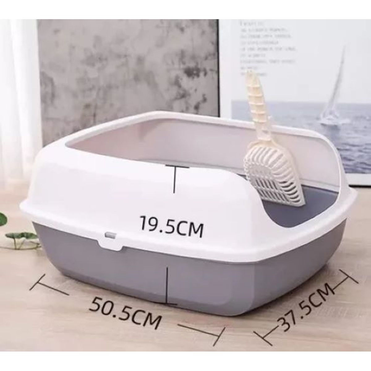 GENERICO - Arenero De Gatos Baño De Mascotas Bandeja Sanitaria Xl Grade