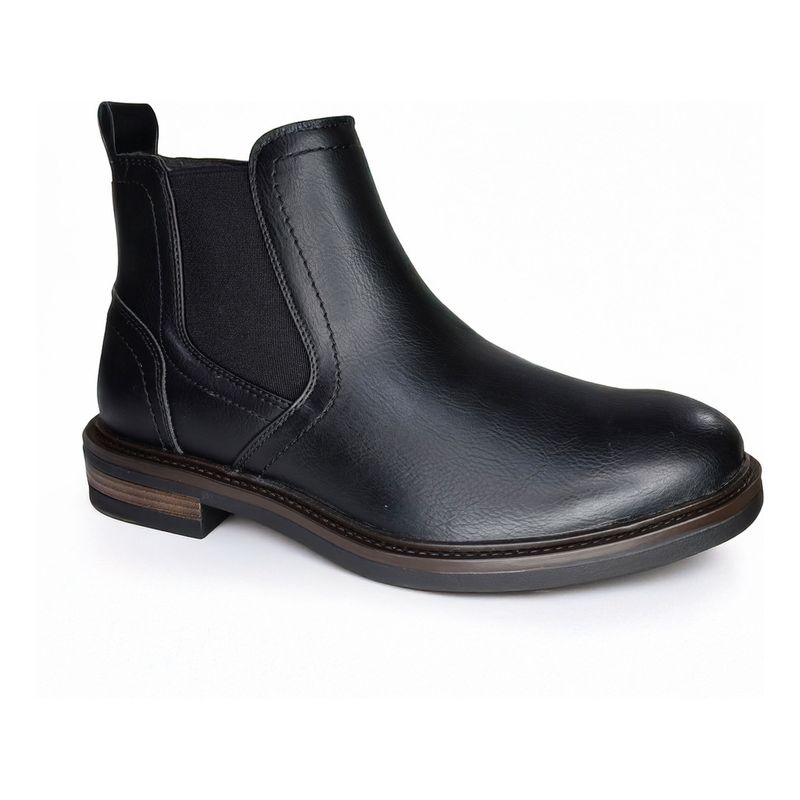 PAND G - Botin Cuero Pu Ejecutivo Estilo Durabilidad Sin Cordon 39 al 44 7565