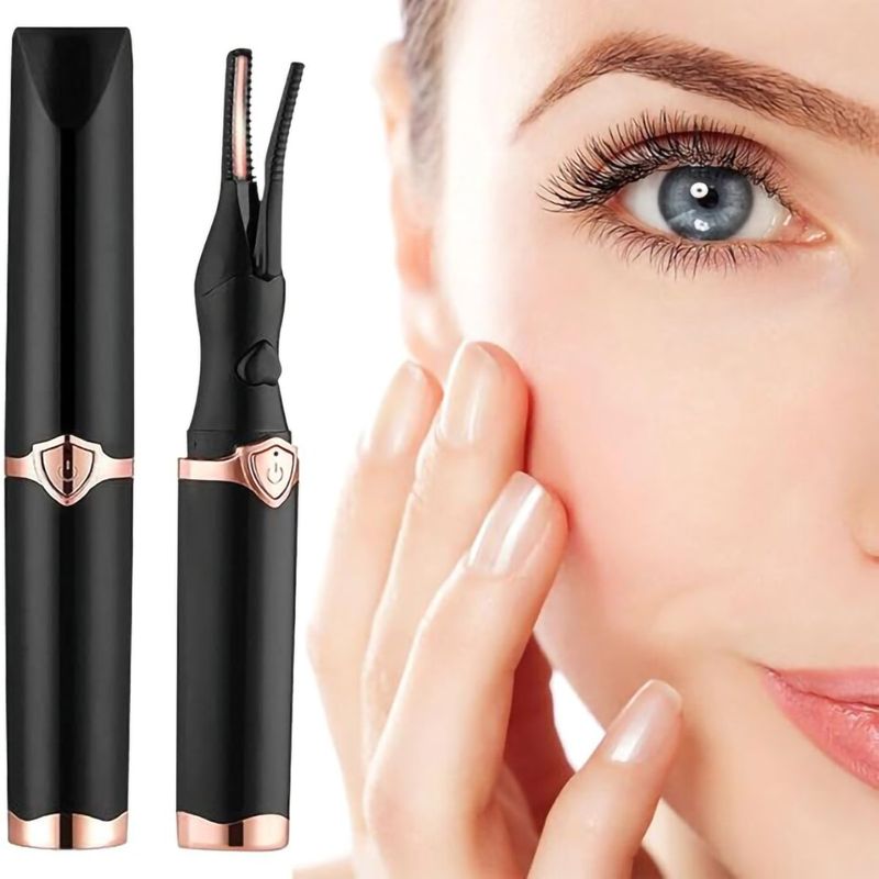 GENERICO - Rizador De Pestañas Eléctrico Para Maquillaje Con 3 Modos