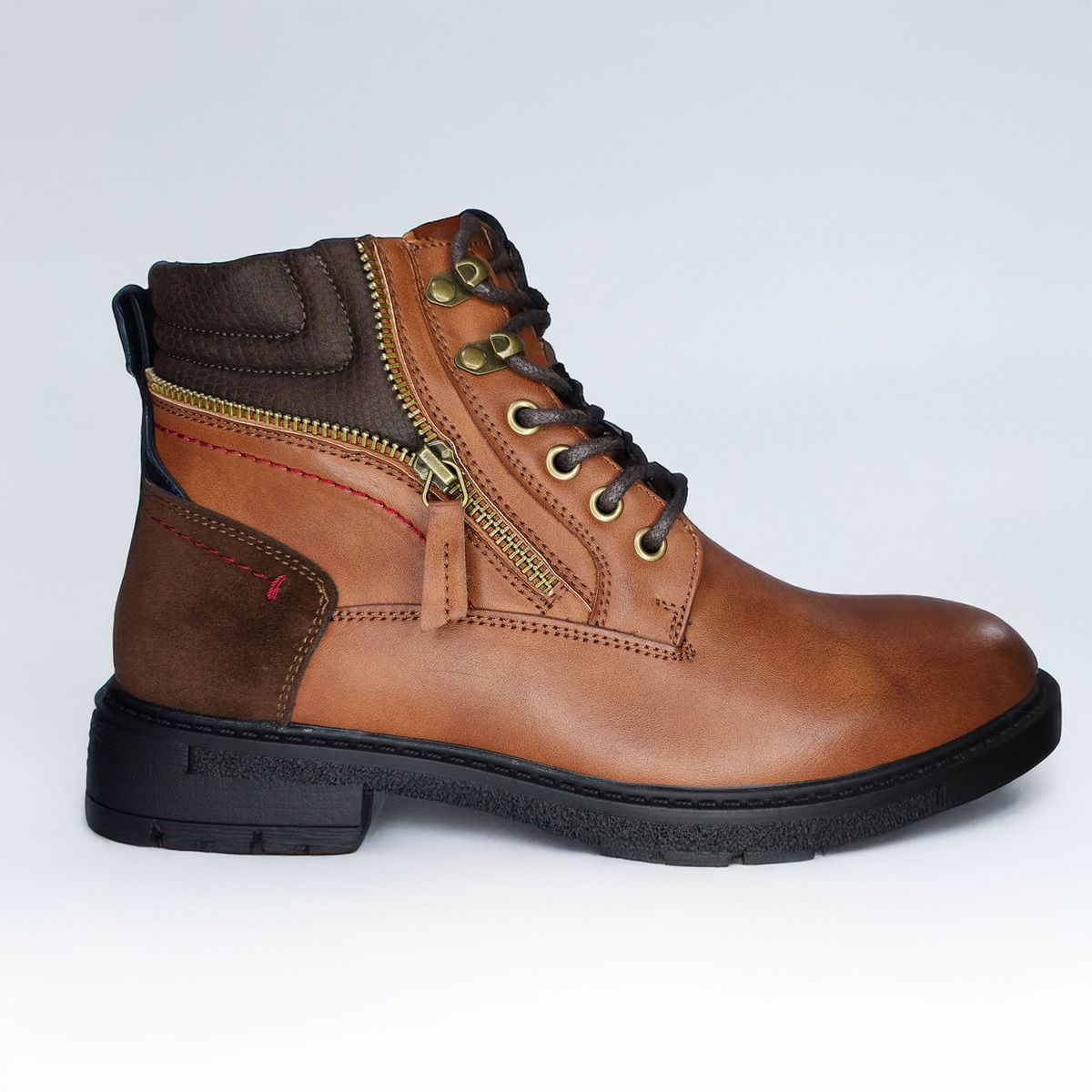 PAND G - Botin Cuero Pu Ejecutivo Estilo Durabilidad Y Confort 39 al 44 7572