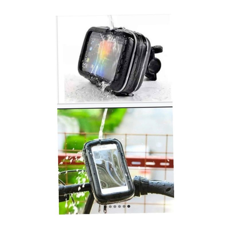 GENERICO - Soporte de telefonos para motos scooters y bicicletas impermeables