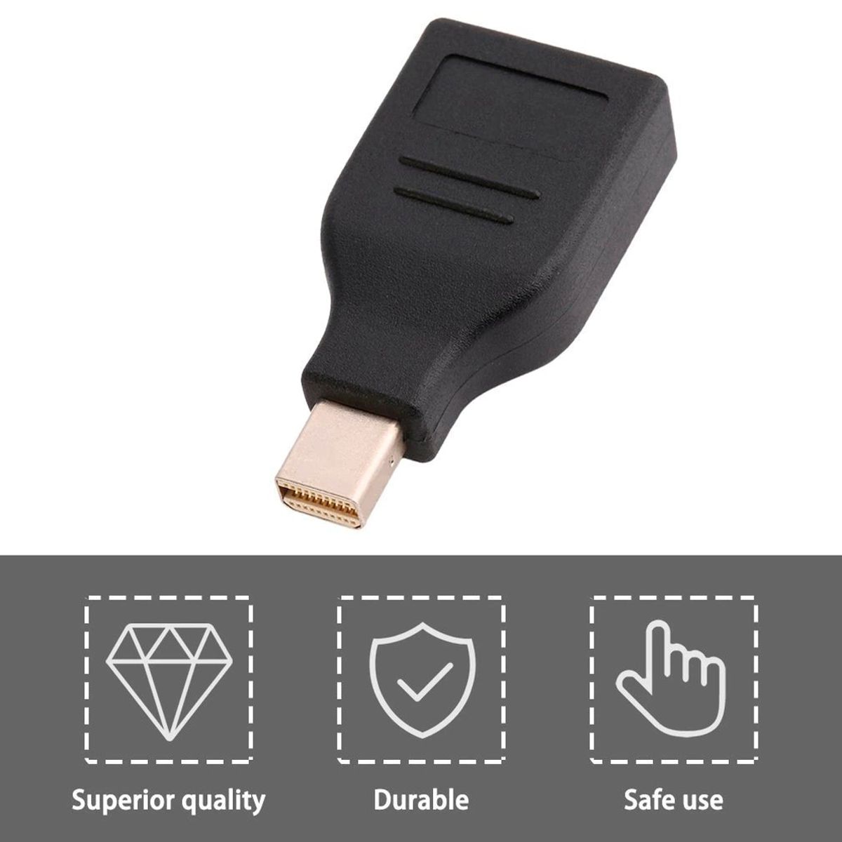 EON - Adaptador Conversor Mini Displayport A Displayport
