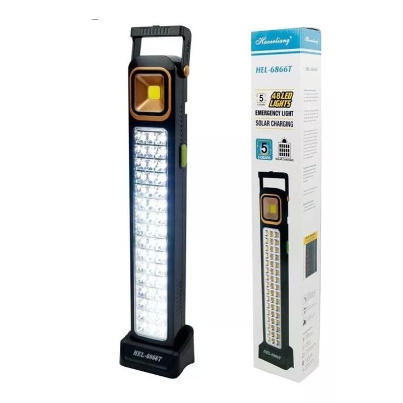 GENERICO - Lámpara de Emergencia con recarga solar y usb