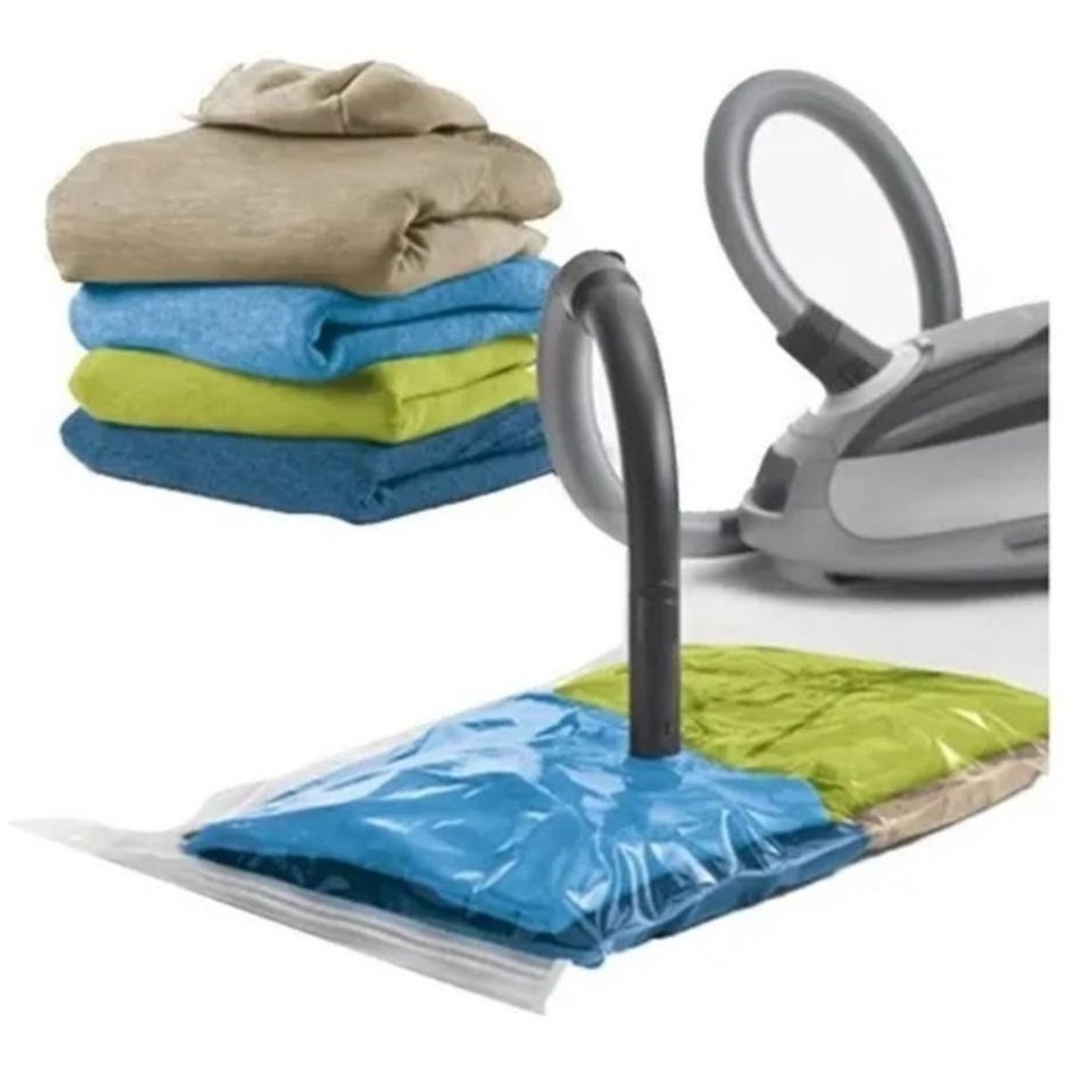 MOVI - Pack de 4 Bolsas Compresoras para Ropa – Ahorra Espacio y Protege