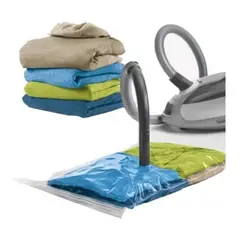 MOVI - Pack de 4 Bolsas Compresoras para Ropa – Ahorra Espacio y Protege
