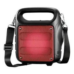 OEM - PARLANTE PORTATIL ALTAVOZ RECARGABLE FM - USB - SD AUDIOPRO ROJO
