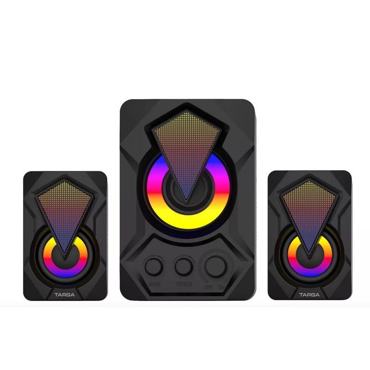 TARGA - KIT DE PARLANTES GAMER PARA PC TARGA DIAMOND PRO