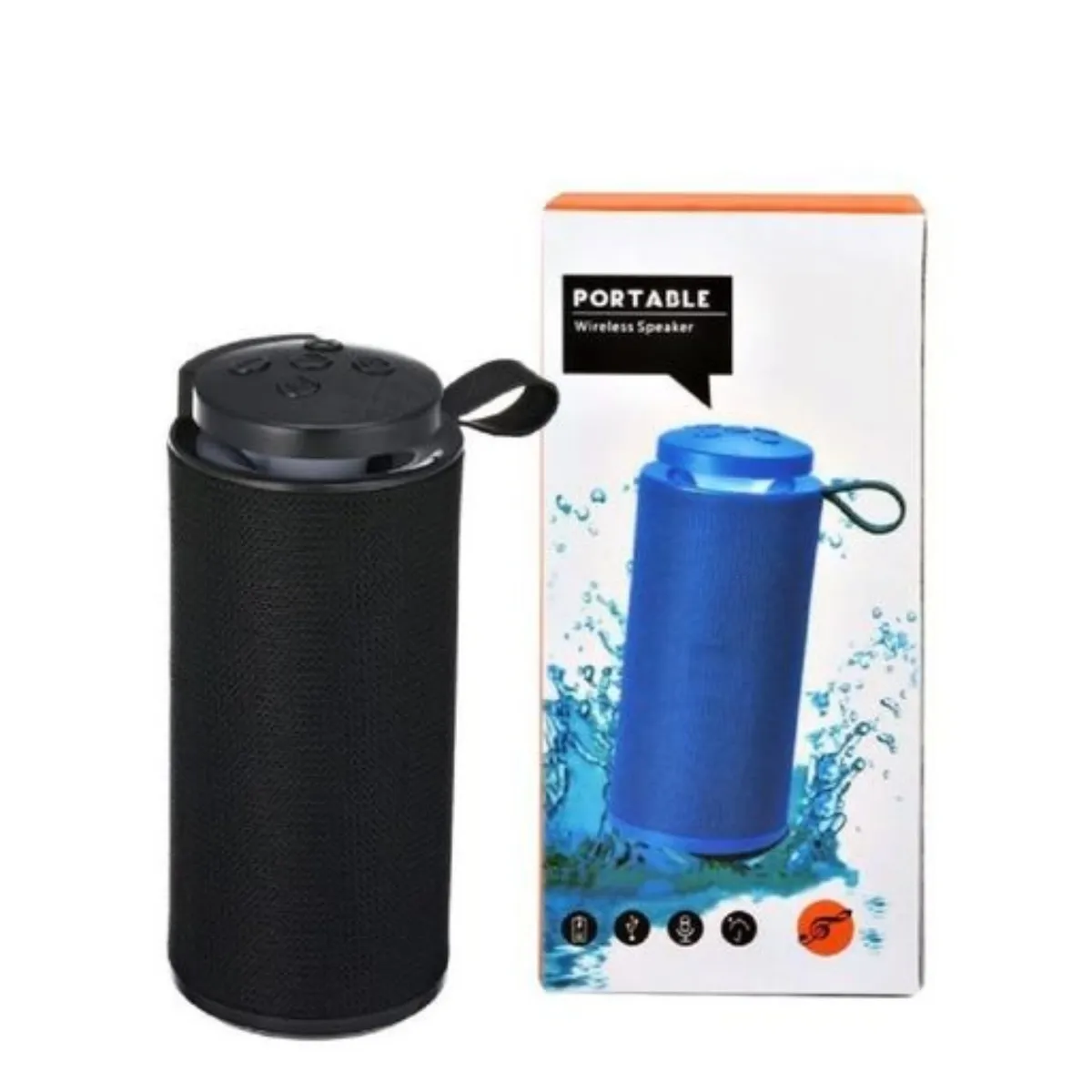 GENERICO - PARLANTE PORTATIL BLUETOOTH GT-112 - NEGRO