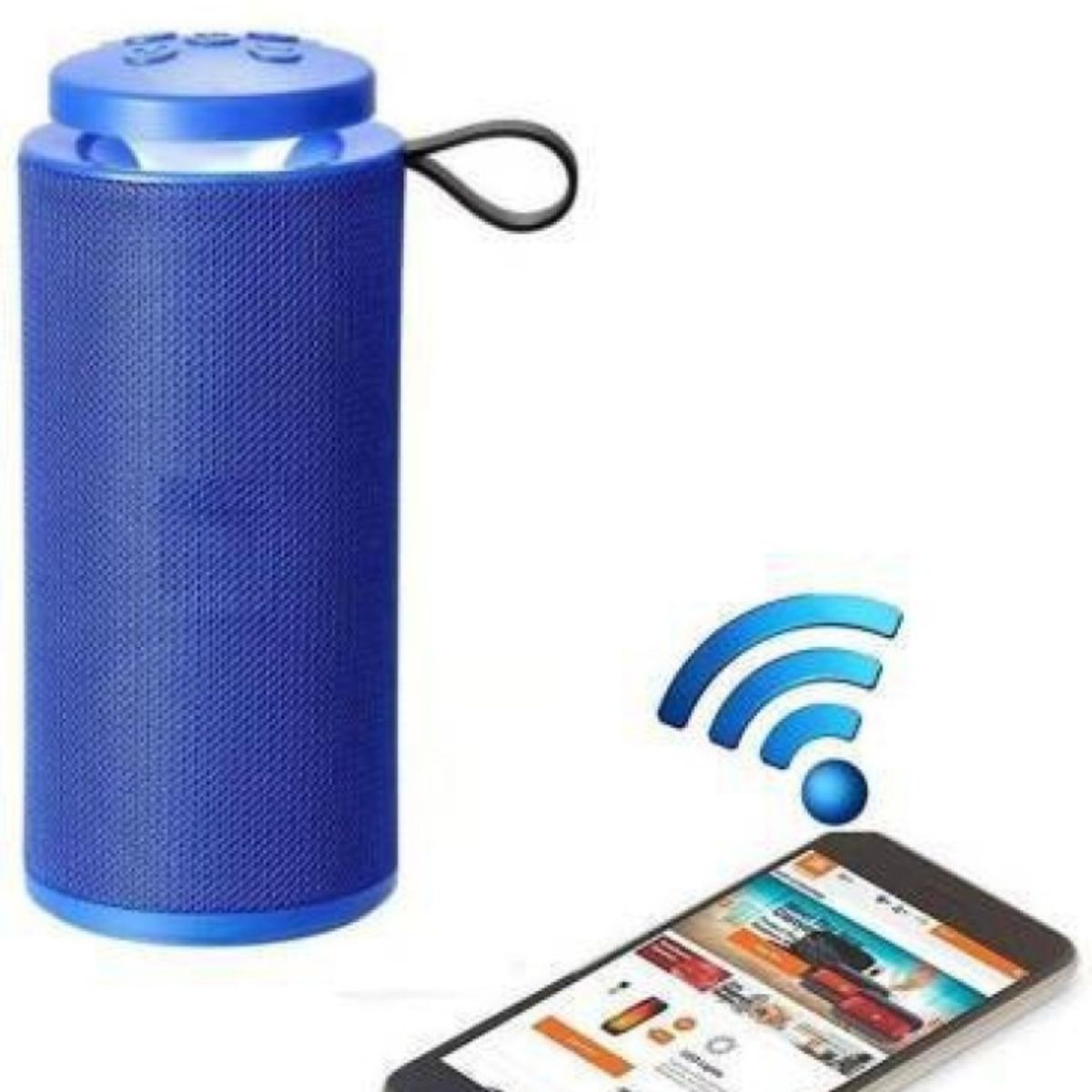GENERICO - PARLANTE PORTATIL BLUETOOTH GT-112 - AZUL