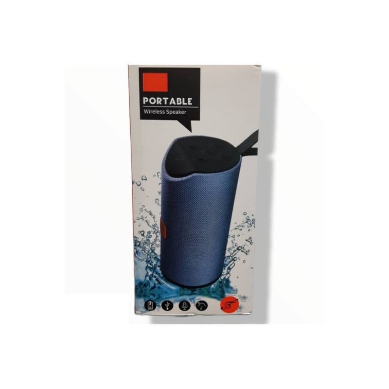 GENERICO - PARLANTE BLUETOOTH PARLANTE PORTÁTIL MÚSICA RECARGABLE - ROJO