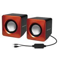 PARLANTE ALTAVOZ P ORDENADOR MINI CABLE USB ESTÉREO CUADRADO