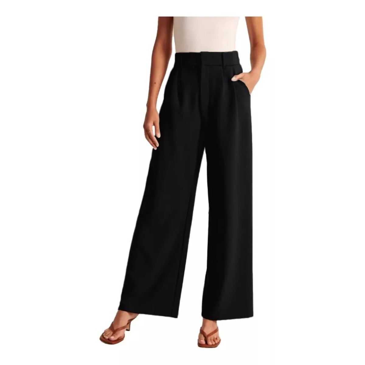 GIOIO - Pantalón De Oficina Casual Para Mujer Negro