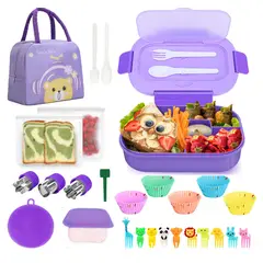 TIOZONEY - Loncheras para Niños Bento Box Kids Set 27pc