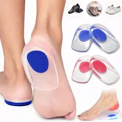 EDWINAYY - Plantilla Talon Gel Silicona Hombre Y Mujer Medio Talon