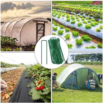 Imagen 2 del producto 100pcs Artificial Estacas De Metal Clavo Para Césped Pasto