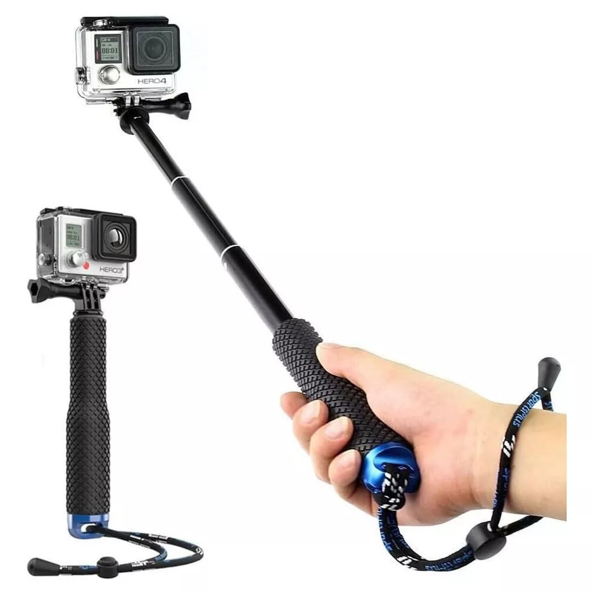 BITART - Baston Sumergible Selfie Stick Extensible Para Gopro