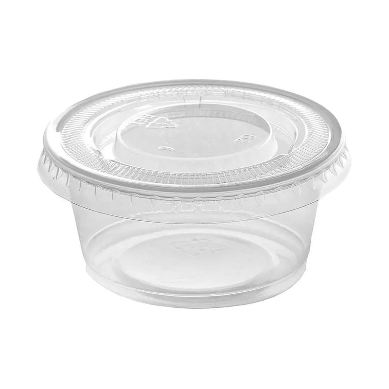 GENERICO - Pocillo Degustador Salsero Antiderrame 075oz - 22ml 100 unidades