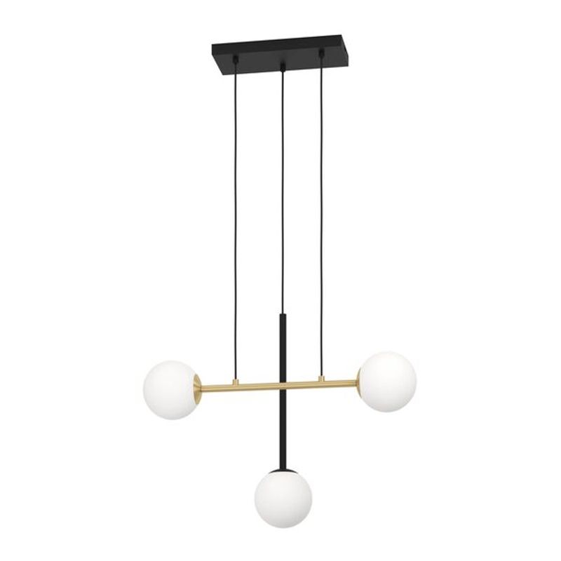 EGLO - Lámpara Colgante Paz Acero  E14 3x40w Ip20 Cod.390177