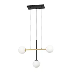 EGLO - Lámpara Colgante Paz Acero E14 3x40w Ip20 Cod.390177