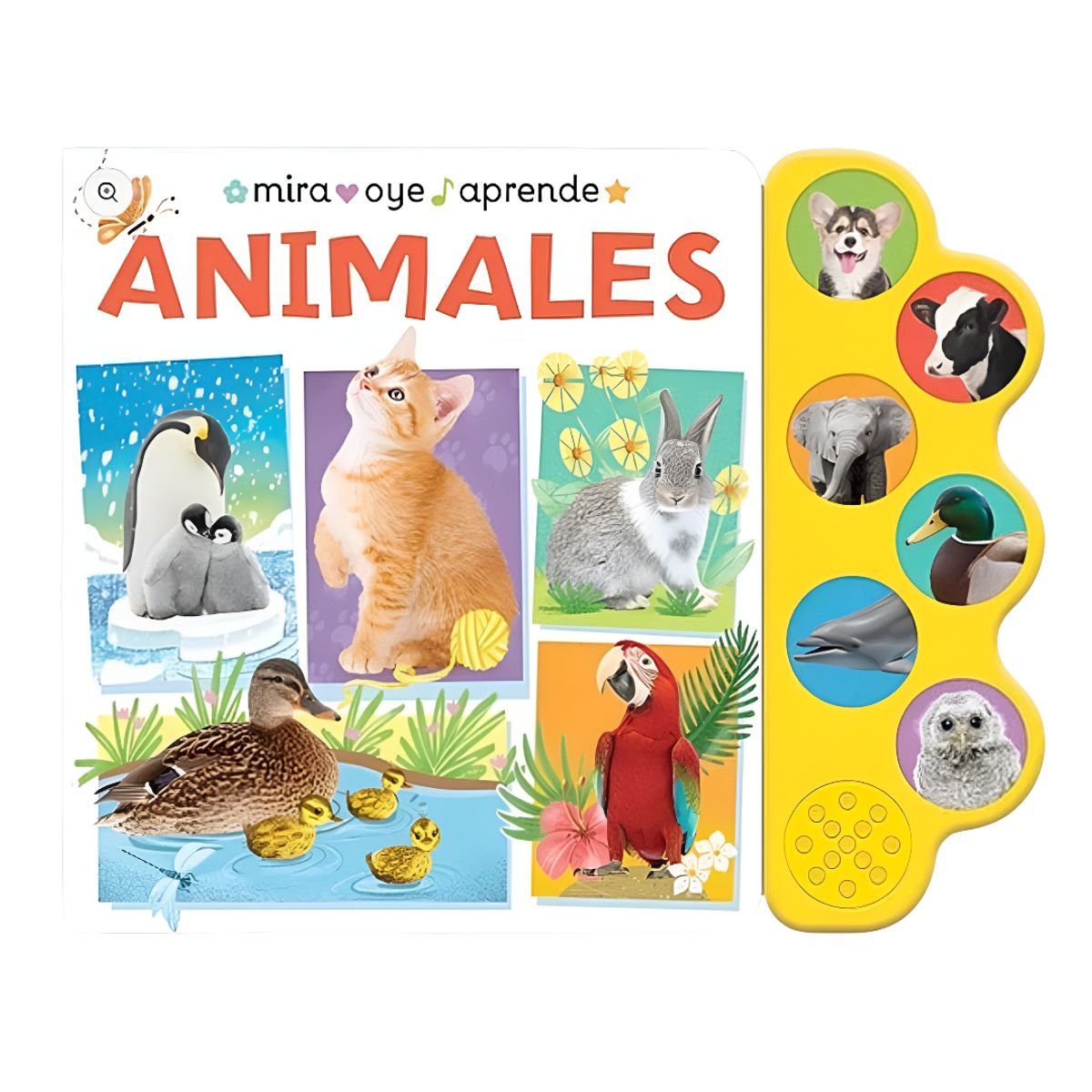 COTTAGE - Libro sonoro mira, oye y aprende - ANIMALES