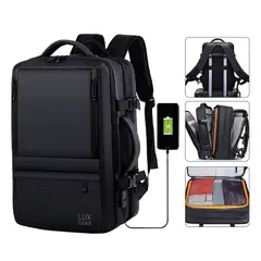 LUXGEAR - Mochila Maleta Viaje Cabina Notebook Impermeable 35L