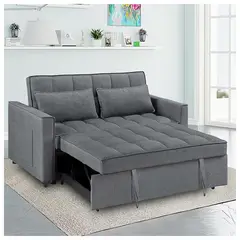 NOVAHUS - Sofa Cama Gris Oscuro