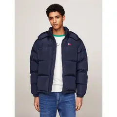 TOMMY HILFIGER - Parka Alaska Acolchada De Plumón Azul