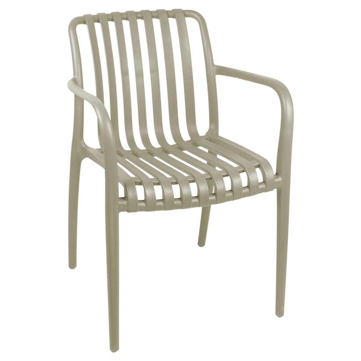 NOVAHUS - Silla Terraza Plástica Giza Taupe