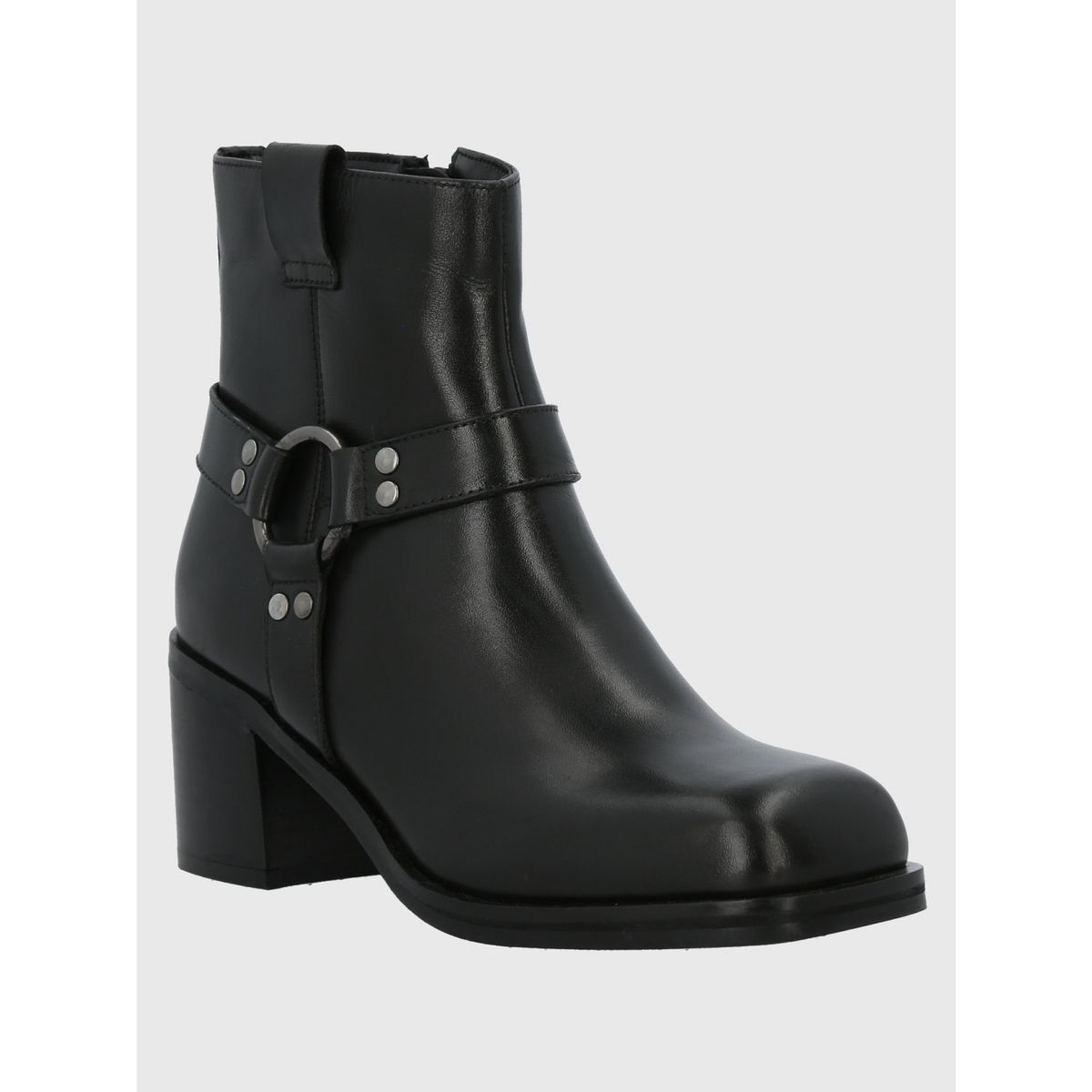 HUSH PUPPIES - Botín Cuero Mujer Maylo Negro HUSH PUPPIES