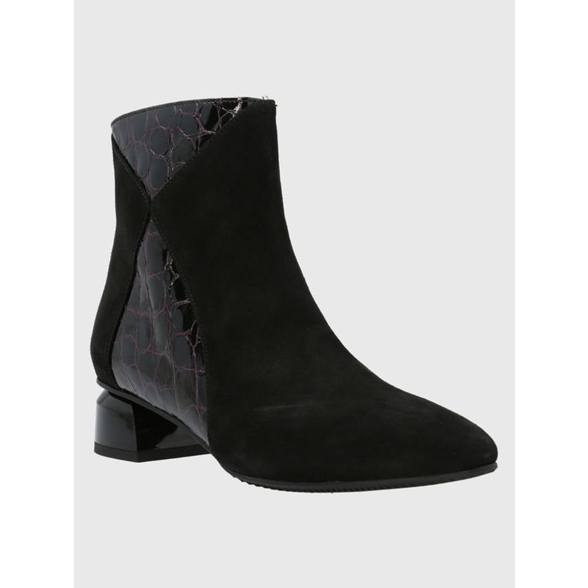 HUSH PUPPIES - Botín Cuero Mujer Carmine Negro HUSH PUPPIES