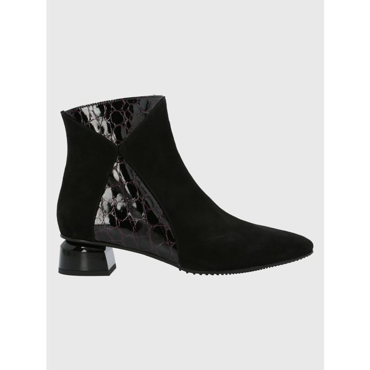 HUSH PUPPIES - Botín Cuero Mujer Carmine Negro HUSH PUPPIES